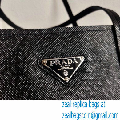 Prada Small Saffiano Leather Tote Bag 1BG342 Black 2021