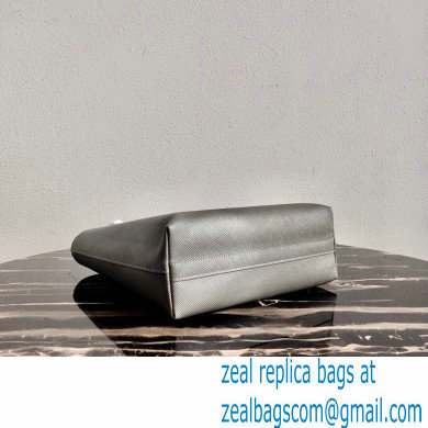Prada Small Saffiano Leather Tote Bag 1BG342 Gray 2021