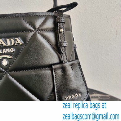 Prada Spectrum Leather Top Handle Bag 1BA319 Black 2021