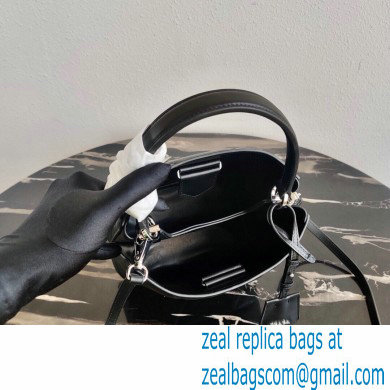 Prada Spectrum Leather Top Handle Bag 1BA319 Black 2021 - Click Image to Close