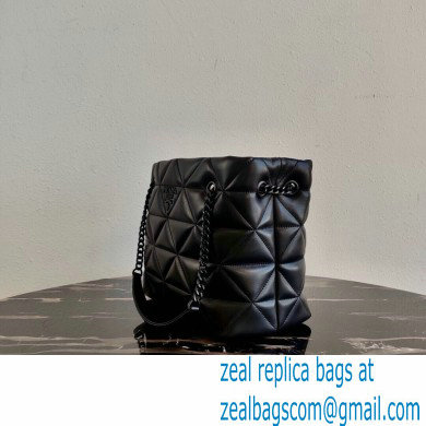 Prada Spectrum Nappa Leather Tote Bag 1BG298 Black 2021 - Click Image to Close
