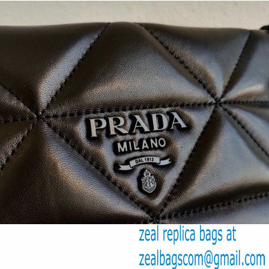 Prada Spectrum Nappa Leather Tote Bag 1BG298 Black 2021 - Click Image to Close