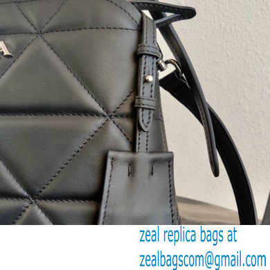 Prada Spectrum Small Leather Top Handle Bag 1BA311 Black 2021