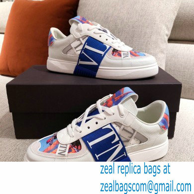 Valentino Low-top Calfskin VL7N Sneakers with Bands 13 2021 - Click Image to Close