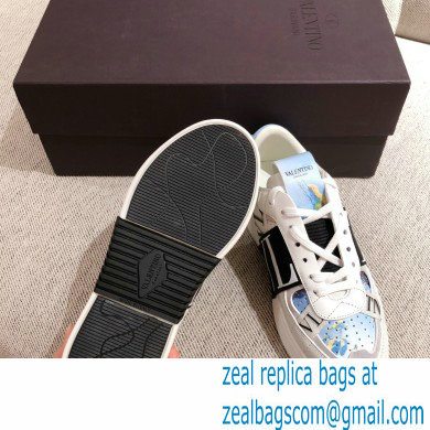 Valentino Low-top Calfskin VL7N Sneakers with Bands 14 2021 - Click Image to Close