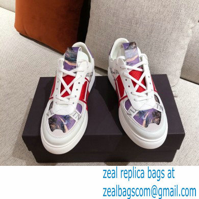 Valentino Low-top Calfskin VL7N Sneakers with Bands 15 2021 - Click Image to Close