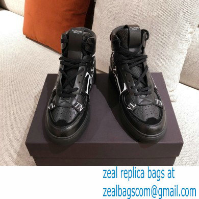 Valentino Mid-Top Calfskin VL7N Sneakers with Bands 01 2021 - Click Image to Close