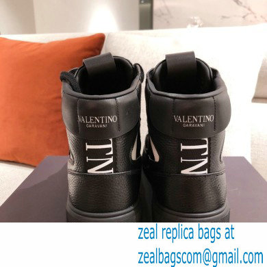 Valentino Mid-Top Calfskin VL7N Sneakers with Bands 01 2021 - Click Image to Close