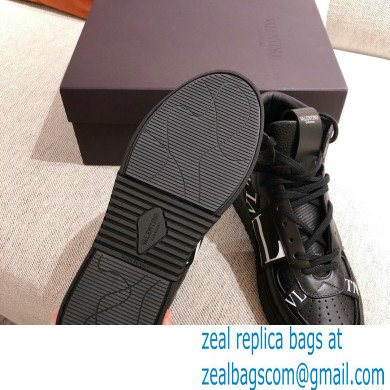 Valentino Mid-Top Calfskin VL7N Sneakers with Bands 01 2021 - Click Image to Close