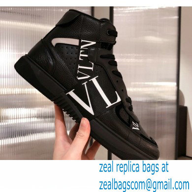 Valentino Mid-Top Calfskin VL7N Sneakers with Bands 01 2021 - Click Image to Close