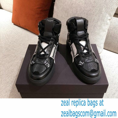 Valentino Mid-Top Calfskin VL7N Sneakers with Bands 05 2021 - Click Image to Close