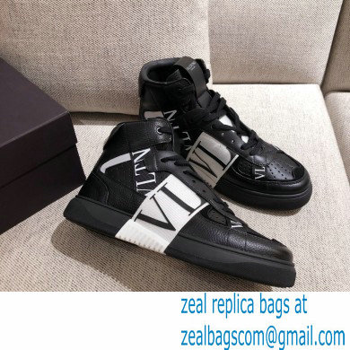 Valentino Mid-Top Calfskin VL7N Sneakers with Bands 05 2021 - Click Image to Close