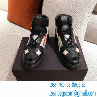 Valentino Mid-Top Calfskin VL7N Sneakers with Bands 06 2021 - Click Image to Close