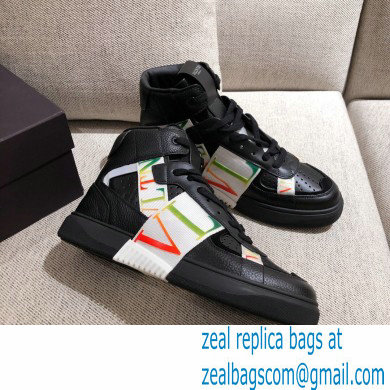 Valentino Mid-Top Calfskin VL7N Sneakers with Bands 06 2021 - Click Image to Close