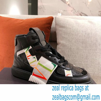 Valentino Mid-Top Calfskin VL7N Sneakers with Bands 06 2021 - Click Image to Close