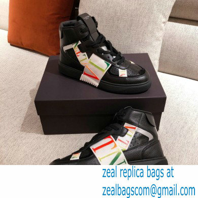 Valentino Mid-Top Calfskin VL7N Sneakers with Bands 06 2021 - Click Image to Close