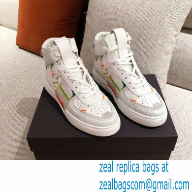 Valentino Mid-Top Calfskin VL7N Sneakers with Bands 07 2021 - Click Image to Close