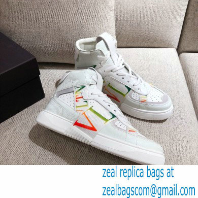 Valentino Mid-Top Calfskin VL7N Sneakers with Bands 07 2021 - Click Image to Close