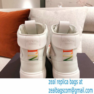 Valentino Mid-Top Calfskin VL7N Sneakers with Bands 07 2021 - Click Image to Close