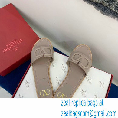 Valentino VLogo Signature Slide Sandals Camel 2021