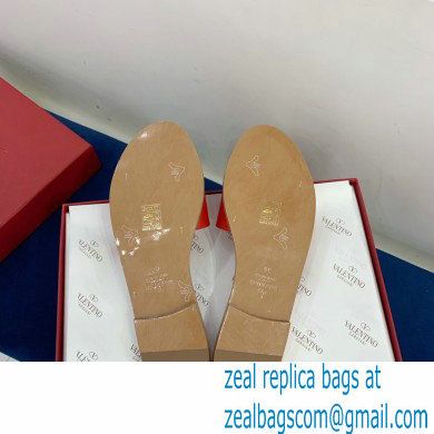 Valentino VLogo Signature Slide Sandals Red 2021
