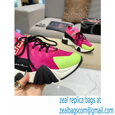 Versace Squalo Knit Women's/Men's Sneakers 01
