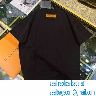 louis vuitton building printed T-shirt black 2021 - Click Image to Close