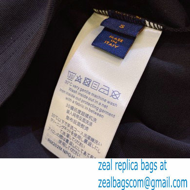 louis vuitton building printed T-shirt black 2021