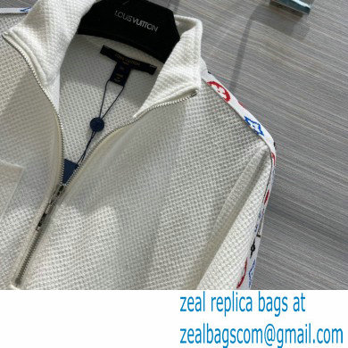 louis vuitton game on jacket and pants white 2021