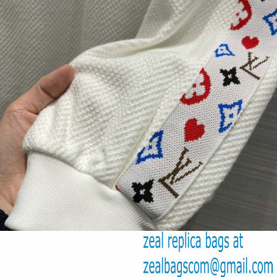 louis vuitton game on jacket and pants white 2021