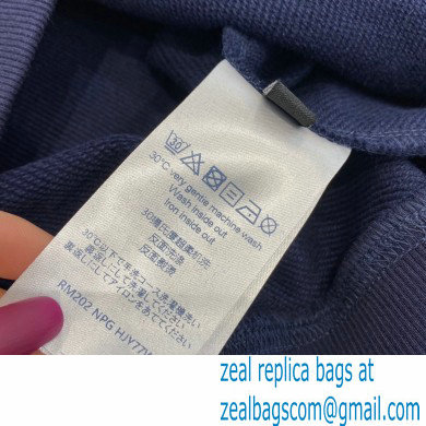 louis vuitton white/blue hooded sweatshirt 2021