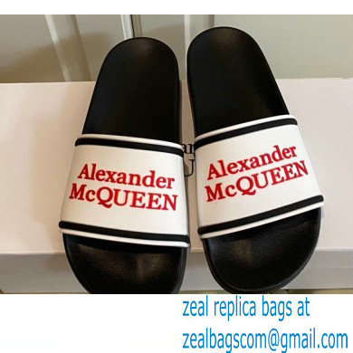 Alexander Mcqueen Hybrid Signature Rubber Slides 12 2021