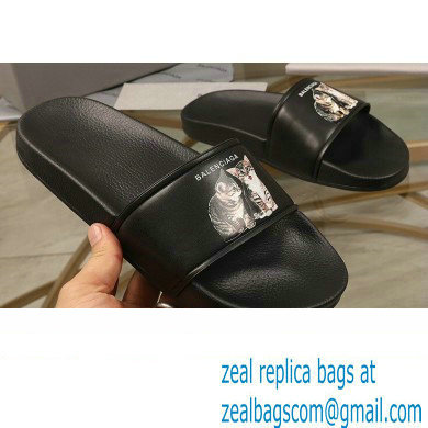 Balenciaga Logo Piscine Pool Slides Sandals 04 2021