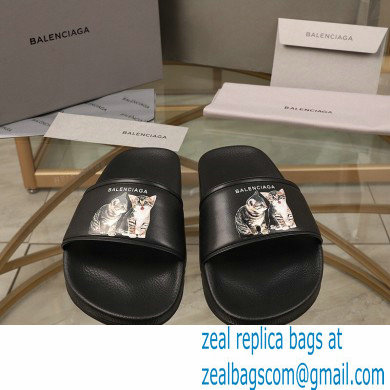 Balenciaga Logo Piscine Pool Slides Sandals 04 2021 - Click Image to Close