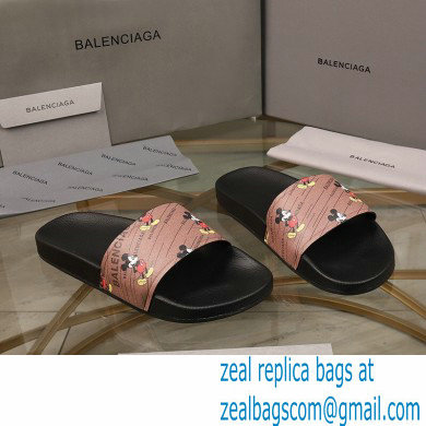 Balenciaga Logo Piscine Pool Slides Sandals 05 2021 - Click Image to Close