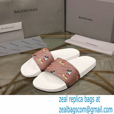 Balenciaga Logo Piscine Pool Slides Sandals 06 2021 - Click Image to Close