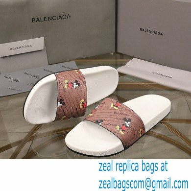 Balenciaga Logo Piscine Pool Slides Sandals 06 2021 - Click Image to Close