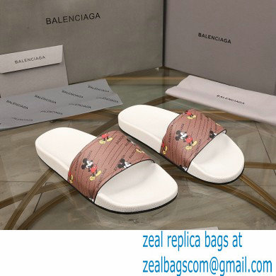 Balenciaga Logo Piscine Pool Slides Sandals 06 2021 - Click Image to Close