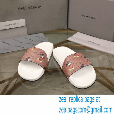 Balenciaga Logo Piscine Pool Slides Sandals 06 2021 - Click Image to Close