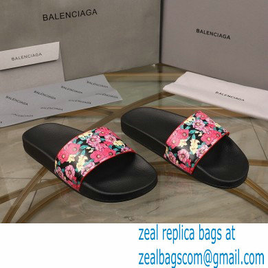 Balenciaga Logo Piscine Pool Slides Sandals 07 2021