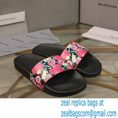 Balenciaga Logo Piscine Pool Slides Sandals 07 2021 - Click Image to Close