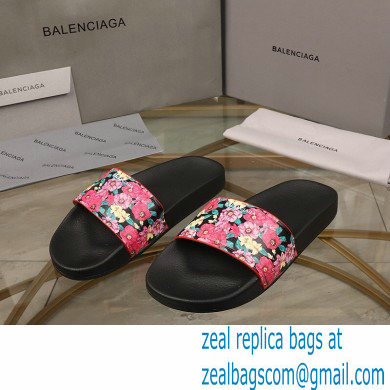 Balenciaga Logo Piscine Pool Slides Sandals 07 2021 - Click Image to Close