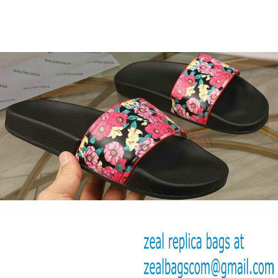 Balenciaga Logo Piscine Pool Slides Sandals 07 2021 - Click Image to Close