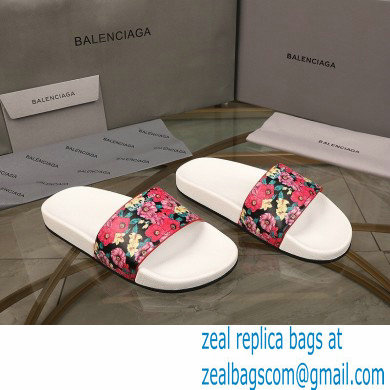 Balenciaga Logo Piscine Pool Slides Sandals 08 2021