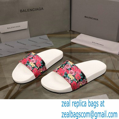 Balenciaga Logo Piscine Pool Slides Sandals 08 2021 - Click Image to Close