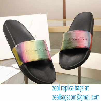 Balenciaga Logo Piscine Pool Slides Sandals 09 2021