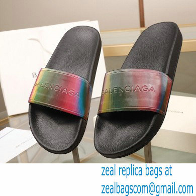 Balenciaga Logo Piscine Pool Slides Sandals 09 2021