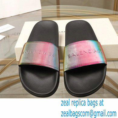 Balenciaga Logo Piscine Pool Slides Sandals 09 2021