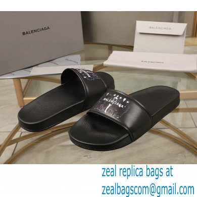 Balenciaga Logo Piscine Pool Slides Sandals 11 2021