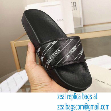 Balenciaga Logo Piscine Pool Slides Sandals 13 2021